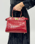 Borsa in vera pelle stampa cocco – Made in Italy