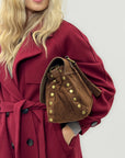 Borsa Siena in vera pelle scamosciata – Made in Italy
