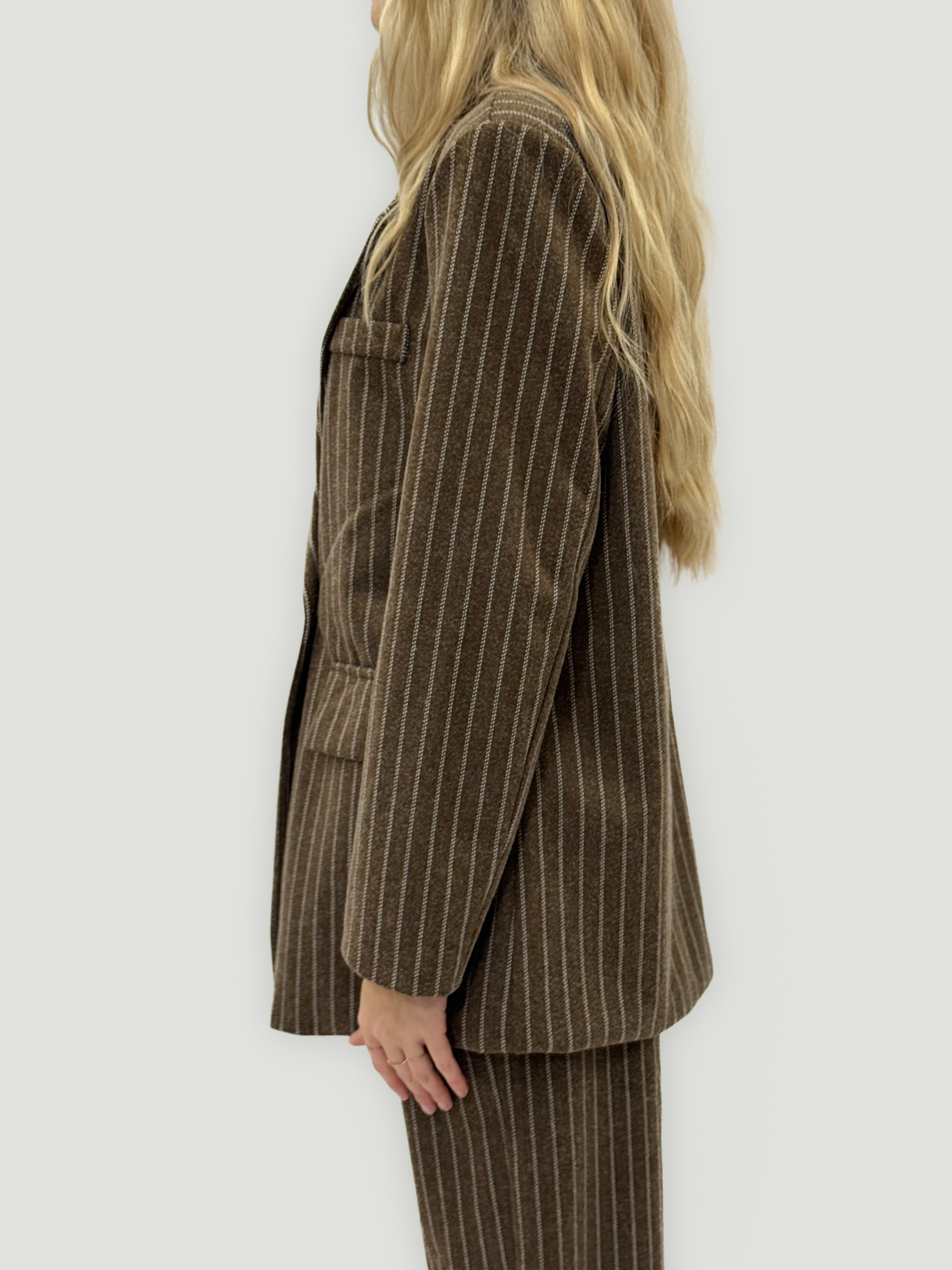 Completo a righe in velluto millerighe – Giacca e Pantalone