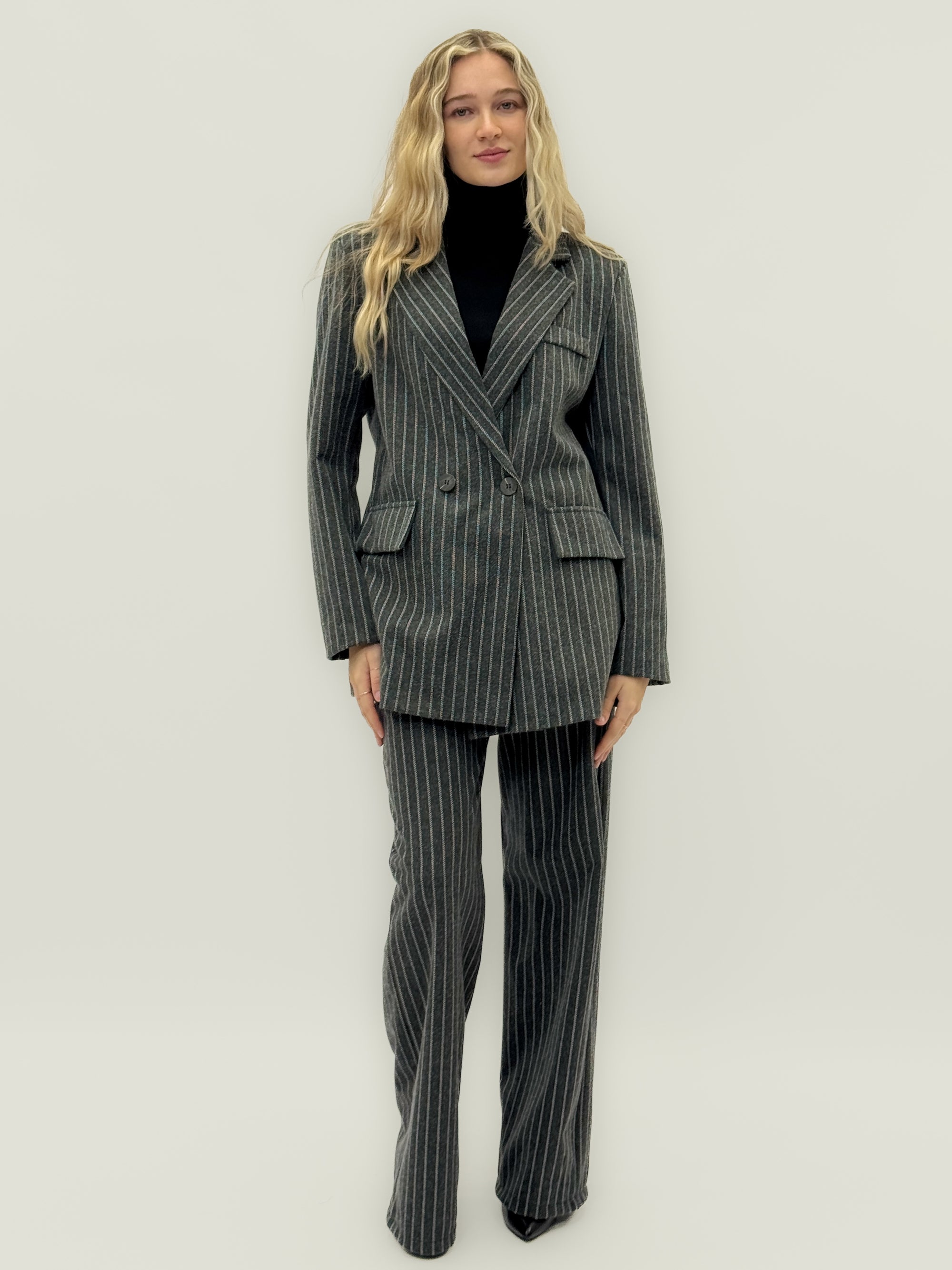 Completo a righe in velluto millerighe – Giacca e Pantalone
