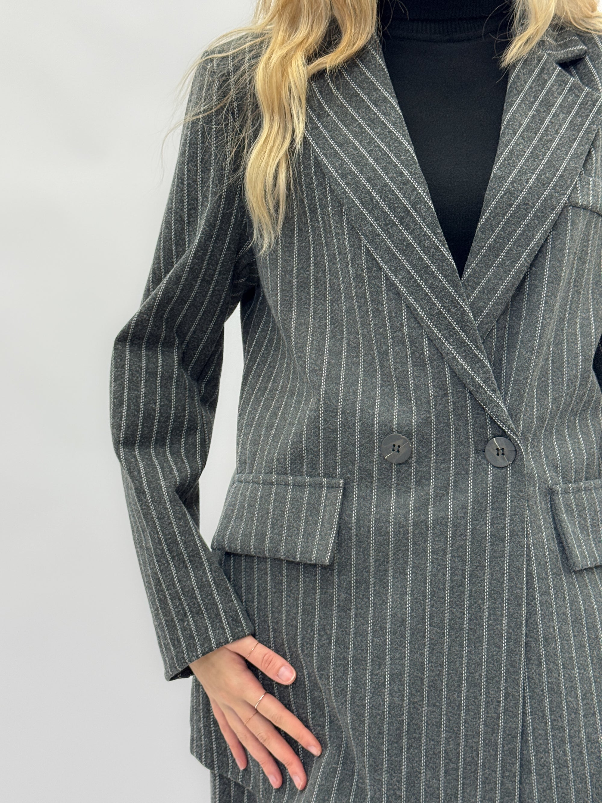 Completo a righe in velluto millerighe – Giacca e Pantalone