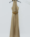 Abito in 100% Cotone con Scollo Halter