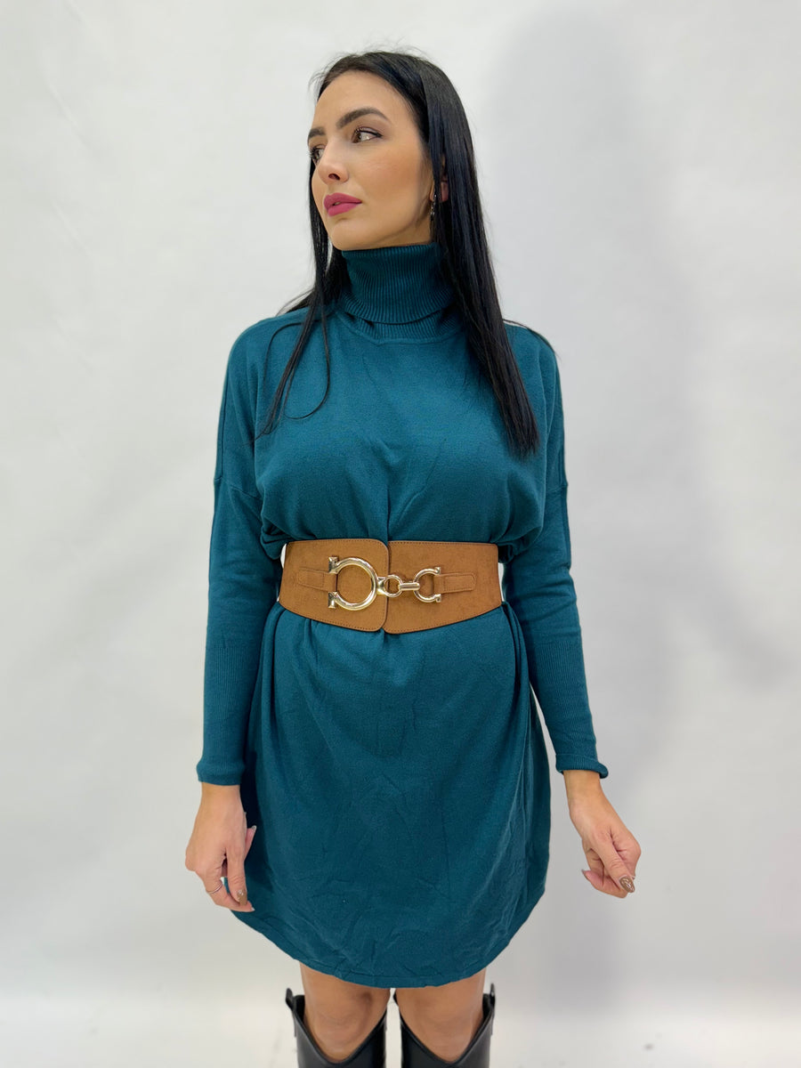 Cintura Elasticizzata Donna Con Fibbia Larga - Pelle PU | Stile Retrò | Regolabile - Foto 6