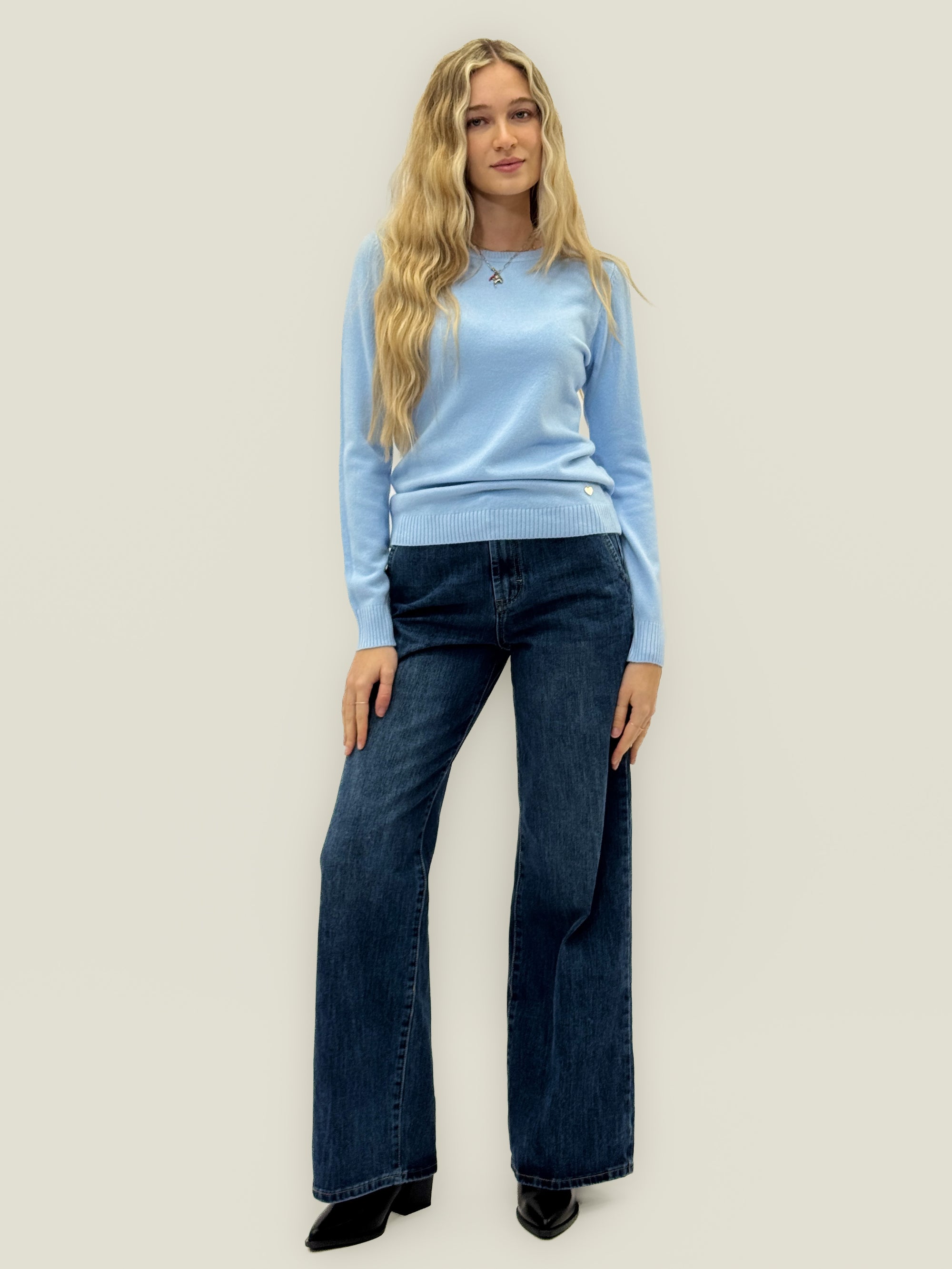 Jeans premium elasticizzati a gamba dritta