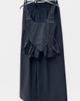 Completo Cotone con Top Balza e Pantalone Palazzo