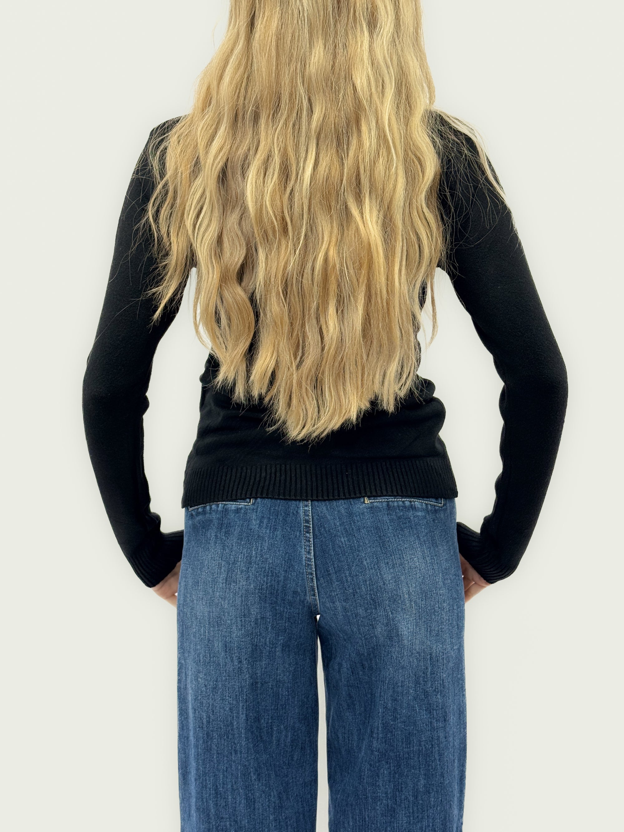 Maglione basic morbida girocollo