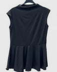 Top con Balza e Scollo Morbido