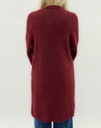 Cardigan lungo in misto lana - Comfort e chic