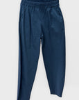 Pantalone in Cotone Leggero con Vita Elasticizzata