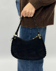 Borsa Eva in vera pelle scamosciata – Made in Italy