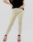 Pantaloni skinny in cotone elasticizzato