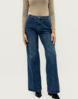 Jeans premium elasticizzati a gamba dritta