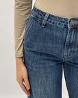 Jeans premium elasticizzati a gamba dritta