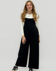 Salopette pantalone a gamba larga