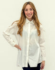 Camicia lunga con ricamo sul retro
