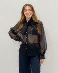 Camicia con fiocco