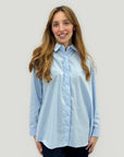 Camicia lunga con ricamo sul retro