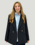 Camicia lunga con ricamo sul retro