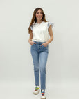 Jeans skinny vita alta denim wear