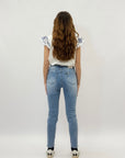 Jeans skinny vita alta denim wear