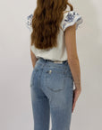Jeans skinny vita alta denim wear