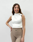 Top con collo alto