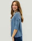 Cardigan leggero con fiocchetti
