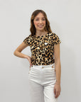 T-shirt stampa maculata