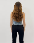 Pantaloni lunghi flare in cotone