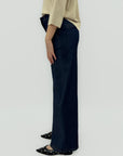 Pantaloni palazzo in denim