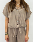 Completo Leggero con Camicia Annodata e Pantalone Palazzo