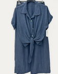 Completo Leggero con Camicia Annodata e Pantalone Palazzo