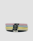 Cintura Donna Vera Pelle Made in Italy con Fibbie Argento