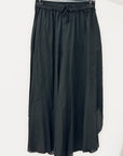 Pantalone Palazzo in Cotone Leggero con Vita Elasticizzata
