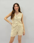 Completo uncinetto gilet e pantalone