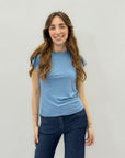 Maglia con maniche volant