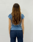 Maglia con maniche volant