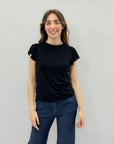 Maglia con maniche volant
