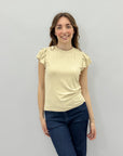 Maglia con maniche volant