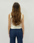 Gilet ricamato con paillettes