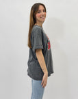 T-shirt con scritta "santa subito"