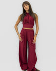 Completo con Top e Pantalone Palazzo