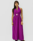 Abito Lungo con Scollo Halter