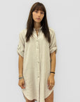 Camicia Oversize in 100% Lino Naturale