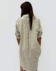 Camicia Oversize in 100% Lino Naturale
