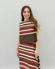 Completo premium maglia e gonna in cotone