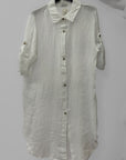 Camicia Oversize in 100% Lino Naturale