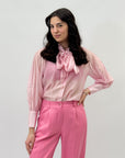 Camicia con fiocco