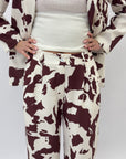 Completo giacca e pantalone stampa