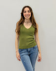 Maglia con scollo a v